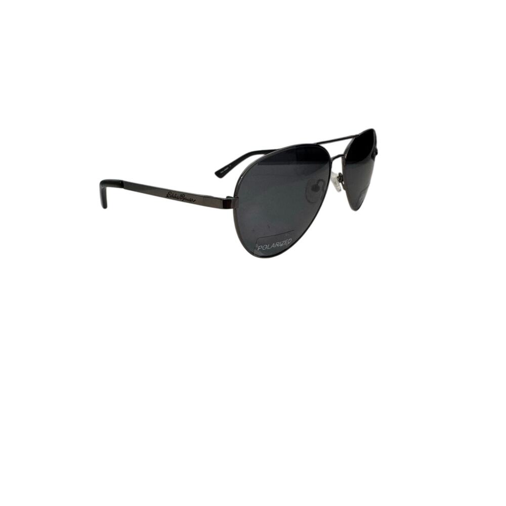 NEW Eddie Bauer EB39606P Gunmetal double bar pilot Sunglasses